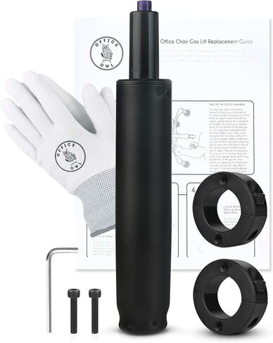 Office Chair Cylinder Replacement - Includes Removal Tool, Gloves, Gas Cylinder w/Hydraulic Piston in Saudi Arabia