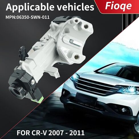 مفتاح أسطوانة قفل الإشعال مع 2 مفاتيح لـ CRV 2007 2008 2009 2010 2011 استبدال 06350-SWN-011 مجموعة مفتاح أسطوانة قفل الإشعال 06350SWN011 أسطوانة قفل مفتاح الإشعال in Kuwait