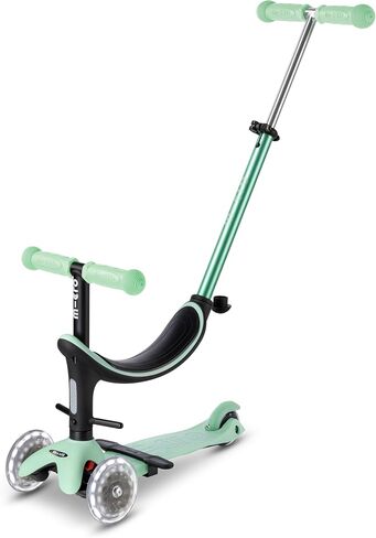 Micro Kickboard- Mini2Grow LED Wheels- 4in1 Scooter- Lean-to-Steer, Swiss Designed Micro Scooter for Kids, Ages 1-6 in Saudi Arabia