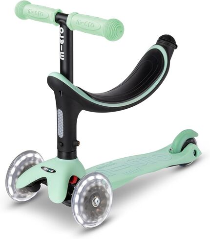 Micro Kickboard- Mini2Grow LED Wheels- 4in1 Scooter- Lean-to-Steer, Swiss Designed Micro Scooter for Kids, Ages 1-6 in Saudi Arabia