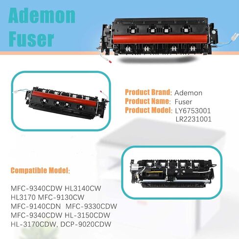 وحدة الصهر LY6753001 LR2231001 متوافقة مع MFC-9340CDW HL3140CW مجموعة الصهر HL3170 MFC9130CW 9340CDW MFC-9130CW، MFC-9140cdn، MFC-9330CDW، MFC-9340CDW HL-3150cdw in Kuwait