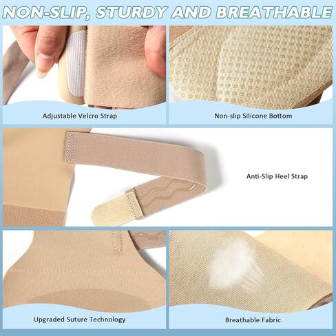 دعامات دعم قوس Ailaka لالتهاب اللفافة الأخمصية، أكمام قابلة للتعديل لدعم قوس القدم مع وسادة جل لتخفيف آلام قوس القدم المسطحة in Kuwait