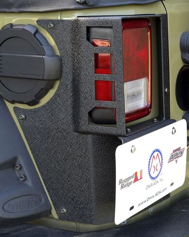 Rugged Ridge | XHD Quarter Panel Guard Kit, Rear | 11615.20 | Fits 2007-2018 Jeep Wrangler JK 4-Door in Saudi Arabia