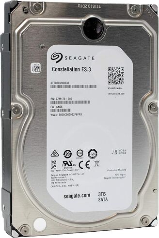 Seagate Constellation ES.3 | ST3000NM0033 | 3TB 7.2K RPM 128 MB Cache 3.5" SATA 6Gb/s | Enterprise Internal Hard Disk Drive HDD in Saudi Arabia