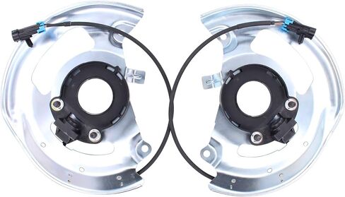 NewYall Pair Front Left and Right ABS Wheel Speed Sensor with Harness and Dust Shield in Saudi Arabia
