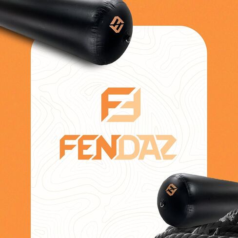 Fendaz: مصدات PVC قابلة للنفخ شديدة التحمل - متينة للغاية - لرسو السفن والقوارب واليخوت والمراكب الشراعية - أحجام كبيرة، طبقات ملحومة بالحرارة، مقاومة للأشعة فوق البنفسجية، حلقات على شكل حرف D من الفولاذ المقاوم للصدأ - تتضمن حقيبة تخزين in Kuwait