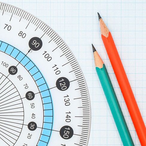 أداة هندسية بوصلة مع صندوق حديد منقلة ومجموعة بوصلة مجموعة هندسية محمولة بوصلة رسم زرقاء لوازم مدرسية أداة رسم دائرة للصياغة والرسومات (8 قطع) in Kuwait
