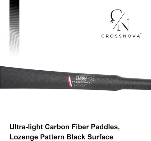 مجداف جرينلاند 220 سم / 86.6 بوصة، 590 جرام / 1.3 رطل، خفيف الوزن للغاية من ألياف الكربون بالكامل مجداف كاياك للتجديف (نمط معين أسود كربوني) in Kuwait