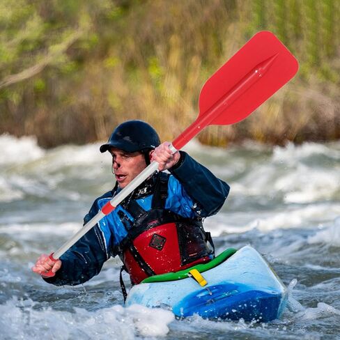 مجداف كاياك تلسكوبي من BESPORTBLE بمقاس 22-41 بوصة من سبائك الألومنيوم مجداف قابل للطي للقوارب والتجديف بالكاياك وركوب الدراجات المائية والزورق في الهواء الطلق والرياضات المائية (أحمر) in Kuwait