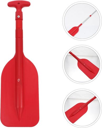 مجداف كاياك تلسكوبي من BESPORTBLE بمقاس 22-41 بوصة من سبائك الألومنيوم مجداف قابل للطي للقوارب والتجديف بالكاياك وركوب الدراجات المائية والزورق في الهواء الطلق والرياضات المائية (أحمر) in Kuwait