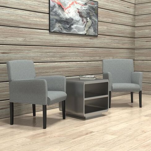 كرسي ضيف معاصر من Boss Office Products باللون الرمادي in Saudi Arabia