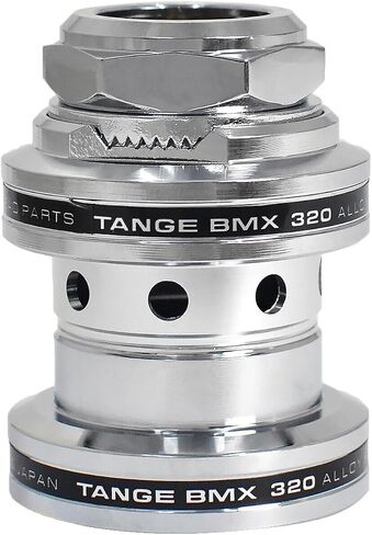 Tange MX320 Headsets Old School BMX 1" Threaded 32.7mm Cup, Super Polish Silver, TAS2958 in Saudi Arabia