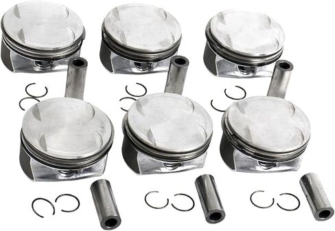 6Pcs Engine Pistons Rings, Pistons Set 92.9mm Φ22mm Fits for C350, CLK350, CLS350, E350, GL450, GLK350, ML350, R350, S350 2015-2006 Replace OE 2720304317 2720302217 2720308917 2720309717 92L88 in Saudi Arabia