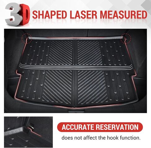 Cargo Mat Fit for 2021-2024 Nissan Rogue Cargo Liner TPE Trunk Mat All Weathear Seats Back Protector for 2021 2022 2023 2024 Nissan Rogue Accessories(Backrest Mat) in Saudi Arabia