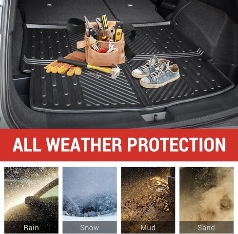 Cargo Mat Fit for 2021-2024 Nissan Rogue Cargo Liner TPE Trunk Mat All Weathear Seats Back Protector for 2021 2022 2023 2024 Nissan Rogue Accessories(Backrest Mat) in Saudi Arabia