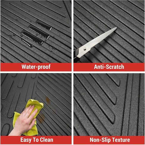 Cargo Mat Fit for 2021-2024 Nissan Rogue Cargo Liner TPE Trunk Mat All Weathear Seats Back Protector for 2021 2022 2023 2024 Nissan Rogue Accessories(Backrest Mat) in Saudi Arabia