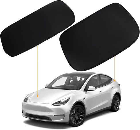 حصيرة تخزين صندوق السيارة الأمامي والخلفي متوافقة مع طراز Tesla موديل Y 2017-2023، جلد نابا مناسب لجميع الأحوال الجوية وبطانة سفلية مخصصة (ليس للطراز 3) (أسود) in Kuwait