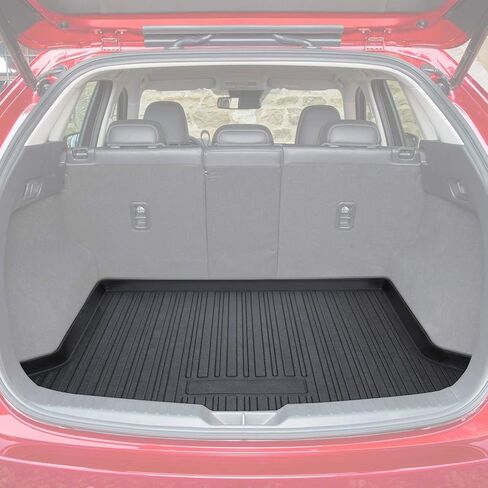 E-cowlboy Trunk Cargo Liner Mat Tray for Mazda CX-5 2017-2021 2022 Heavy Duty Waterproof Custom Fit - All Weather Odorless (Black) in Saudi Arabia