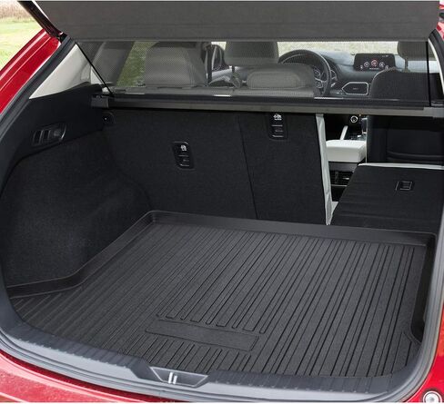 E-cowlboy Trunk Cargo Liner Mat Tray for Mazda CX-5 2017-2021 2022 Heavy Duty Waterproof Custom Fit - All Weather Odorless (Black) in Saudi Arabia