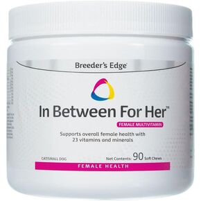 Revival Animal Health Breeder's Edge in Between for Her, Female Multivitamin for Cat/Small Dog- 90 ct