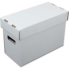 5 Pack Comic Book Storage Comic Book Box Holds 150-175 Comics Collapsible & Stackable Comic Short Box Moistureproof Comic Box Stackable Archival Cardboard