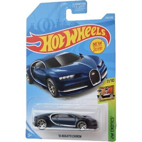 Hot Wheels Exotics 7/10 '16 Bugatti Chiron 236/250, Blue