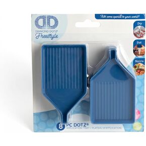 Diamond Dotz Accessories Bulk Pack Blue Trays, Perfect for Diamond Painting Kits, Gem Art Supplies, Fun and Relaxing Diamond Art Kits for Adults and Beginners