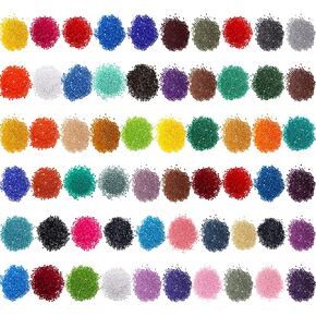 60000 PCS Rhinestones Diamond Painting Beads Flat Bottom Resin Beads Art Art Art Art Art Art Art For Diy Craft Diamond Paintings (Cloving)