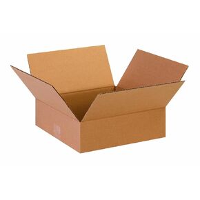 Aviditi 13 x 13 x 4 Corrugated Cardboard Boxes, Flat 13"L x 13"W x 4"H, Pack of 25 | Shipping, Packaging, Moving, Storage Box for Home or Business, Strong Wholesale Bulk Boxes