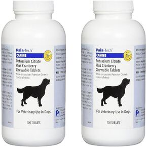 Pala-Tech Potassium Citrate Plus Cranberry 100 Atmable Atmable للكلاب (حزمة 2)