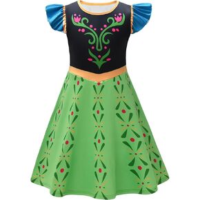 Girls Princess Costume Birthday Party Dress Christmas Halloween Cosplay Outfits