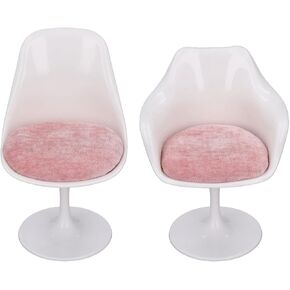 Bnineteenteam 1:6 Doll House Office Chair,Dollhouse Bar Chair for Dollhouse Accessories(Without Armrest)