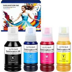Sublimation Ink for Ecotank et-15000, et-2400, Eoctank et-2800, et-2850, et-2803, et-3850, et-2720, et-2760, et-2840, et-3830, XP4100, Sublimation Heat Press Ink