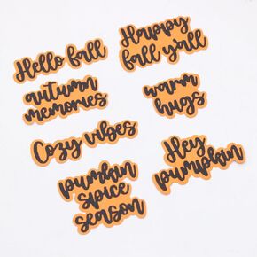 KSCRAFT Fall Sentiments Metal Cutting Dies Stencils for DIY Scrapbooking Decorative Embossing DIY Paper Card
