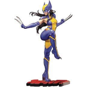 Kotobukiya Marvel Universe Wolverine (Laura Kinney) Bishoujo Statue, Multicolor
