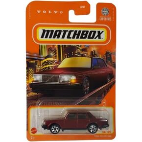 Matchbox Volvo 240 Diecast Car, 1:64 Scale, Red, 88/100, 1986 Model