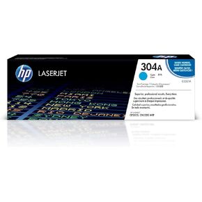 HP 304A Cyan Toner Cartridge | Works with HP Color LaserJet CM2320 MFP, HP Color LaserJet CP2025 Series | CC531A