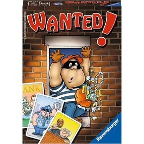 Ravensburger Wanted! Card Game for Age 7 & Up - Fast & Fun Slapping Picture Matching