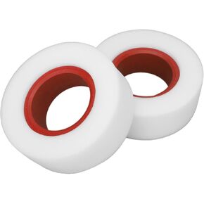 2pcs RC Tire Foam Inserts, Dual Stage Soft Foam for 2.2 Inch Tires Replacement Accessory for 1/10 1/8 RC Crawler (Red)