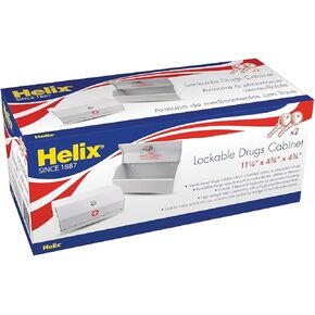 Helix - Lockable Drug Cabinet - Heavy Duty Steel Safe for Prescription Drugs