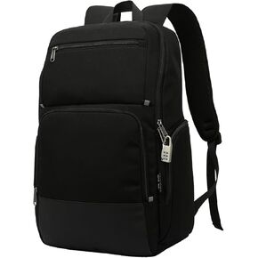 Business Laptop Backpack Anti Theft College School Work Backpack Large Backpack for Men Women Fits 17 Inch Laptop (Black, X-Large)