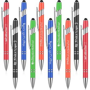 Jetec 15 Pcs Teacher Appreciation Pens Inspirational Motivational Ballpoint Pens Teacher Appreciation Gifts in Bulk End of Year Student Gifts Greeting Graduation Gifts for Women Men Student