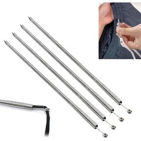 4 PCS Sweater Snag Repair Tool, Drawstring Threader Tool, Sewing Threader Tool, Spring Drawstring Threader Tool, Versatile Spring Drawstring Threader for Pants Hoodies Shorts Sweatpants