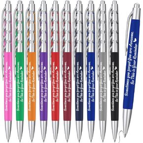TeCunite 50 PCS HOMESE HOMESE HOMESS BARK PROPIRANTION PORPERS PENS اقتباس تحفيزية أسود الحبر الأسود مع متطوع معلم معلم فريق العمل المغلفة (قد تكون فخوراً)
