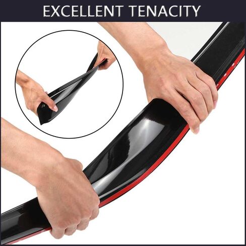 Rain Guards for 2018-2023 Subaru Crosstrek & 2017-2023 Subaru Impreza Hatchback, Tape-on Side Window Deflectors for Subaru, Window Visors for Cars, Car Accessories 4 Rain Guards ＆ 2 Car Coasters in Kuwait