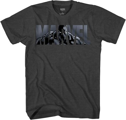 Marvel Logo Black Panther T-Shirt for Adults in Saudi Arabia