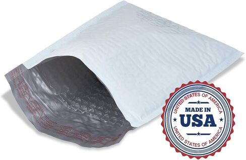 0 Poly Bubble Sailers 6 × 10 بوصات مبطنة مظروف مقاوم للماء من 100 ، أبيض in Kuwait