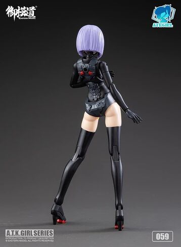 الطراز الشرقي 1/12 مقياس JW-059 Smurai Killer ATK Girl Royal Guards Mecha Gril Model Kits in Saudi Arabia