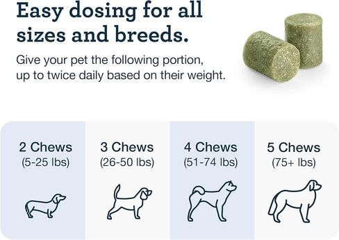 Kradle Dental Chews for Dogs - Daily Dental & Oral Health Support for Dogs - with Probiotics, Ashwagandha, Chamomile & Magnolia Bark – Fresh Breath & Clean Teeth – 75-Count Jar (75-Count Jar, 2-Pack) in Saudi Arabia