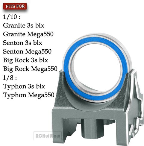 RC Center Driveshaft High Speed Support Set Upgrades Parts for 1/10 Big Rock 3S BLX & Mega550,Granite 3S BLX & Mega550,Senton 3S BLX & Mega550,1/8 Typhon 3S BLX & Mega550,Red in Saudi Arabia